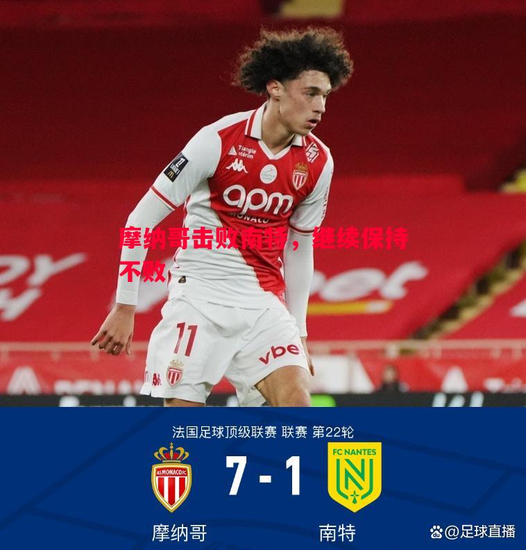 V体育官方app-摩纳哥击败南特，继续保持不败